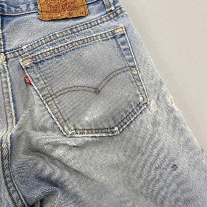 【現状渡し品】【メンズ】 Levi's リーバイス 501XX DENIM PANTS デニムパンツ 刻印520 USA製 ジーンズ 157-260713-as-07-izu サイズ：32×34 カラー：ライトインディゴ 万代Net店