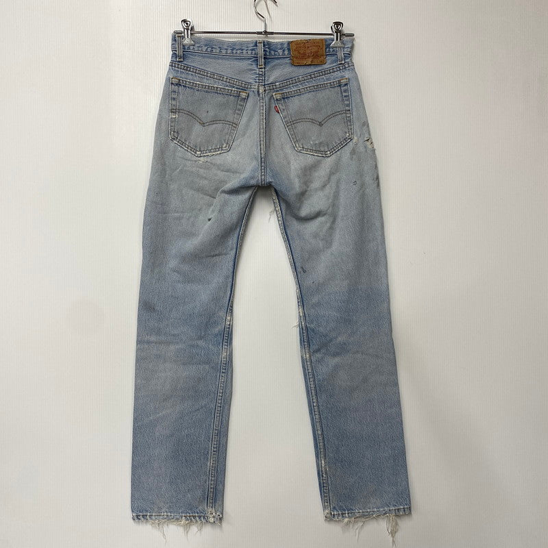 【現状渡し品】【メンズ】 Levi's リーバイス 501XX DENIM PANTS デニムパンツ 刻印520 USA製 ジーンズ 157-260713-as-07-izu サイズ：32×34 カラー：ライトインディゴ 万代Net店