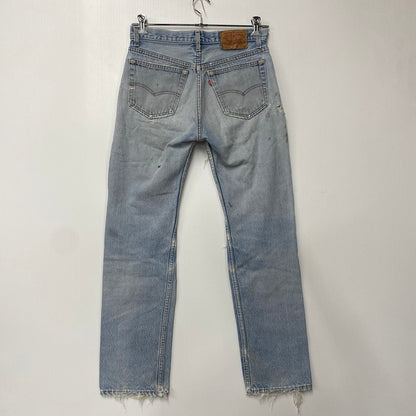 【現状渡し品】【メンズ】 Levi's リーバイス 501XX DENIM PANTS デニムパンツ 刻印520 USA製 ジーンズ 157-260713-as-07-izu サイズ：32×34 カラー：ライトインディゴ 万代Net店