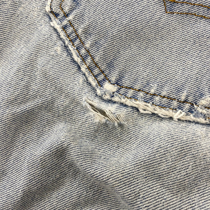 【現状渡し品】【メンズ】 Levi's リーバイス 501XX DENIM PANTS デニムパンツ 刻印520 USA製 ジーンズ 157-260713-as-07-izu サイズ：32×34 カラー：ライトインディゴ 万代Net店