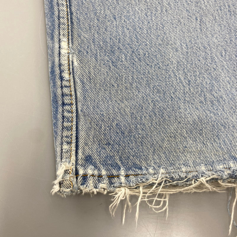 【現状渡し品】【メンズ】 Levi's リーバイス 501XX DENIM PANTS デニムパンツ 刻印520 USA製 ジーンズ 157-260713-as-07-izu サイズ：32×34 カラー：ライトインディゴ 万代Net店