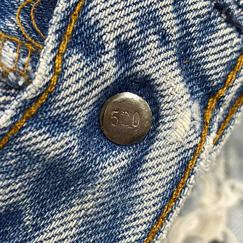 【現状渡し品】【メンズ】 Levi's リーバイス 501XX DENIM PANTS デニムパンツ 刻印520 USA製 ジーンズ 157-260713-as-07-izu サイズ：32×34 カラー：ライトインディゴ 万代Net店