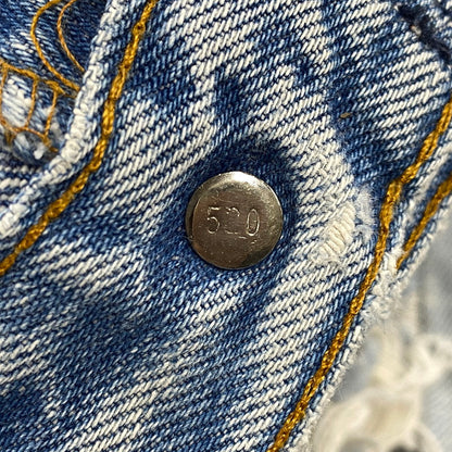 【現状渡し品】【メンズ】 Levi's リーバイス 501XX DENIM PANTS デニムパンツ 刻印520 USA製 ジーンズ 157-260713-as-07-izu サイズ：32×34 カラー：ライトインディゴ 万代Net店