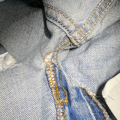 【現状渡し品】【メンズ】 Levi's リーバイス 501XX DENIM PANTS デニムパンツ 刻印520 USA製 ジーンズ 157-260713-as-07-izu サイズ：32×34 カラー：ライトインディゴ 万代Net店