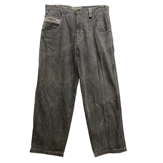 【中古品】【メンズ】 PACO SPORT パコスポーツ 90S BAGGY DENIM PANTS バギー デニム パンツ ズボン ボトムス 157-260714-ya-13-izu サイズ：38×33 カラー：グレー 万代Net店