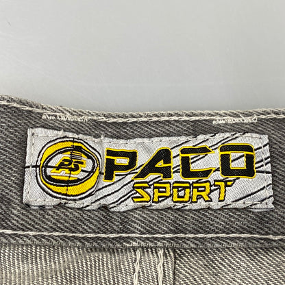 【中古品】【メンズ】 PACO SPORT パコスポーツ 90S BAGGY DENIM PANTS バギー デニム パンツ ズボン ボトムス 157-260714-ya-13-izu サイズ：38×33 カラー：グレー 万代Net店