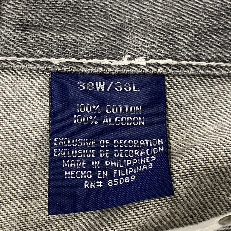 【中古品】【メンズ】 PACO SPORT パコスポーツ 90S BAGGY DENIM PANTS バギー デニム パンツ ズボン ボトムス 157-260714-ya-13-izu サイズ：38×33 カラー：グレー 万代Net店