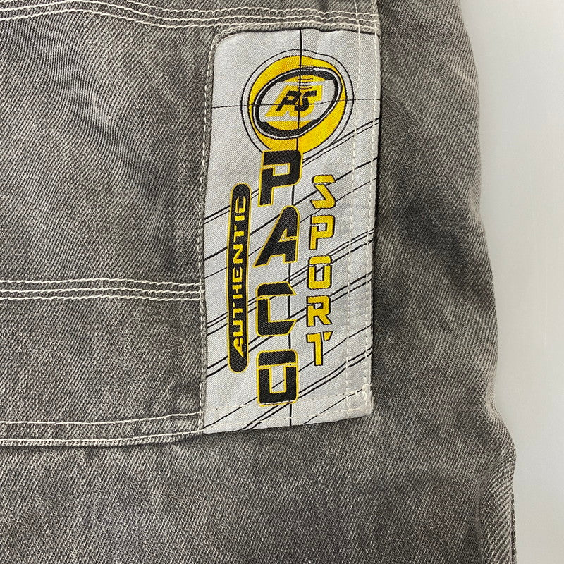 【中古品】【メンズ】 PACO SPORT パコスポーツ 90S BAGGY DENIM PANTS バギー デニム パンツ ズボン ボトムス 157-260714-ya-13-izu サイズ：38×33 カラー：グレー 万代Net店