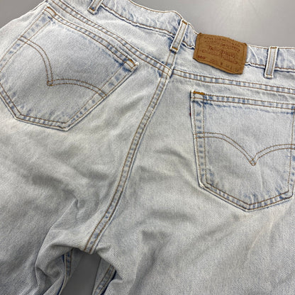 【中古品】【メンズ】 LEVI'S リーバイス 560-4834 刻印511 USA製 1997年製 90S 560 LOOSE FIT TAPERED LEG DENIM PANTS デニム パンツ ボトムス 157-260712-yn-06-izu サイズ：34×34 カラー：ライトインディゴ 万代Net店