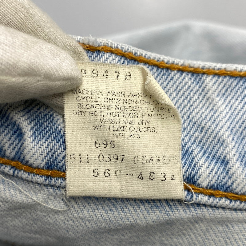 【中古品】【メンズ】 LEVI'S リーバイス 560-4834 刻印511 USA製 1997年製 90S 560 LOOSE FIT TAPERED LEG DENIM PANTS デニム パンツ ボトムス 157-260712-yn-06-izu サイズ：34×34 カラー：ライトインディゴ 万代Net店