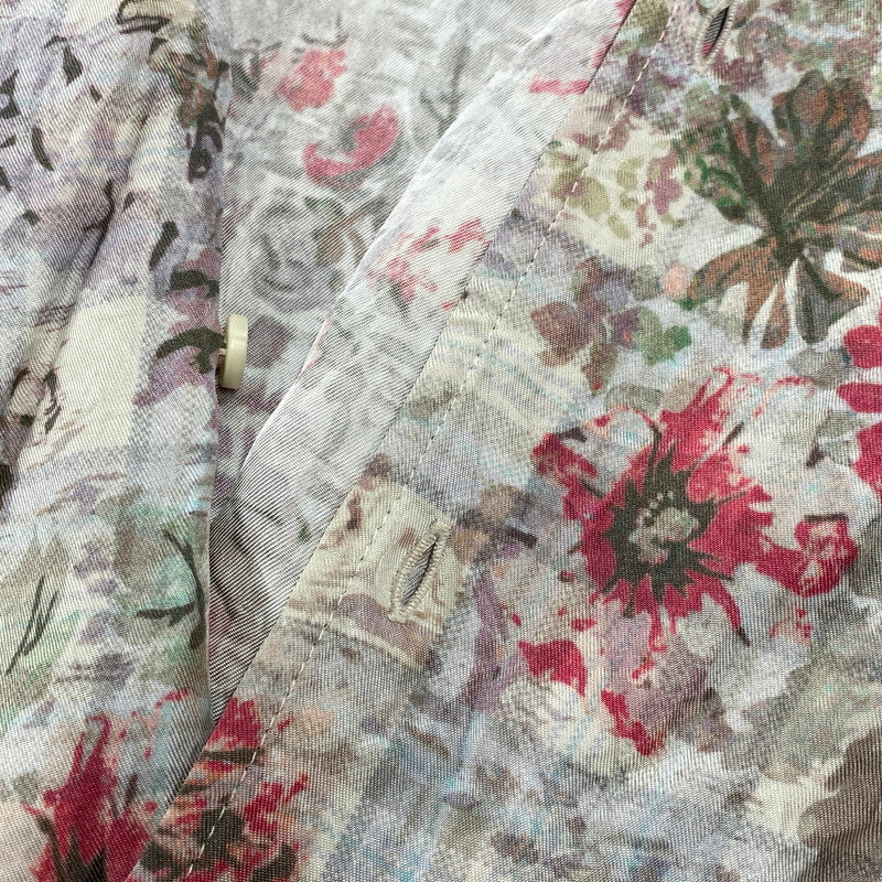 【中古品】【メンズ】 DIESEL ディーゼル FLOWER CHECK OPEN COLLAR S/S SHIRT フラワー チェック オープンカラー ショートスリーブ シャツ 半袖 141-260713-as-13-izu サイズ：46 カラー：マルチカラー 万代Net店