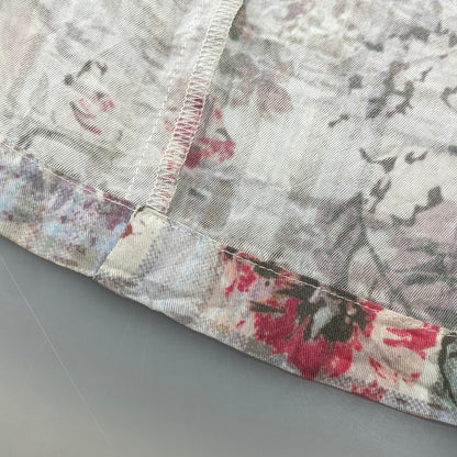【中古品】【メンズ】 DIESEL ディーゼル FLOWER CHECK OPEN COLLAR S/S SHIRT フラワー チェック オープンカラー ショートスリーブ シャツ 半袖 141-260713-as-13-izu サイズ：46 カラー：マルチカラー 万代Net店