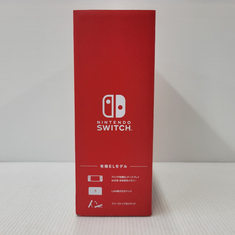 【中古美品】 【未使用】【ゲーム】Nintendo Switch (有機ELモデル) Joy-Con(L)/(R) ホワイト HEG-S-KAAAA(JPN) 任天堂 ニンテンドースイッチ 本体 034-260714-ay-01-izu 万代Net店