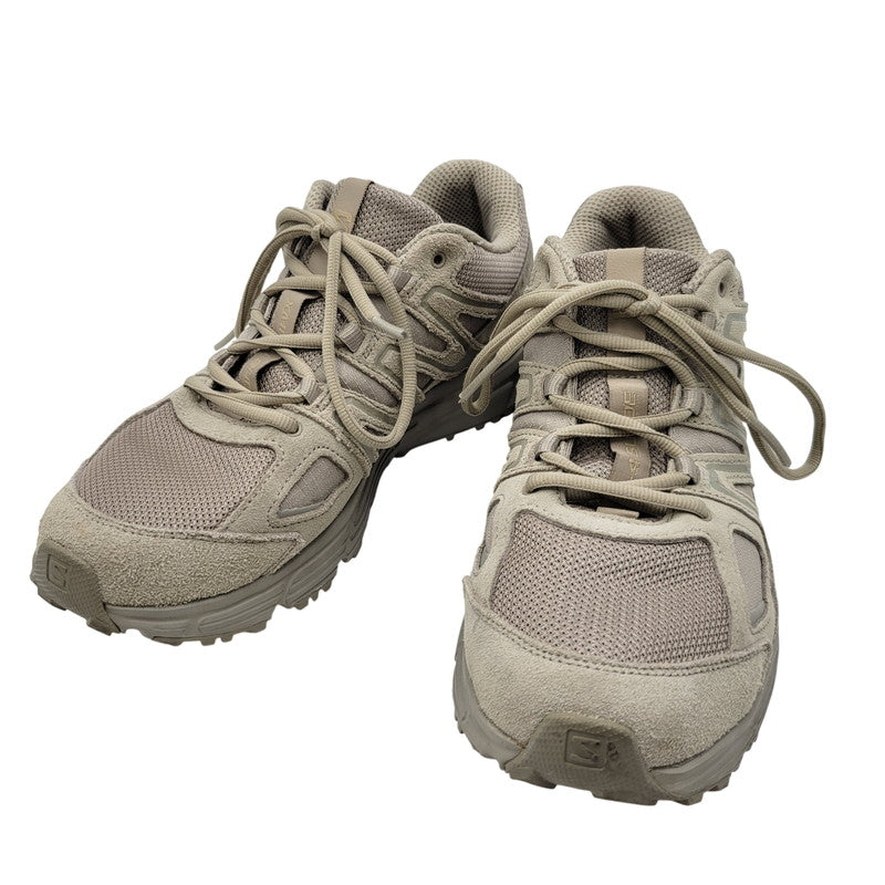 【中古品】【メンズ】 SALOMON サロモン XMN 4 SUEDE スニーカー シューズ 靴 162-260708-as-25-izu サイズ：27cm カラー：ベージュ 万代Net店