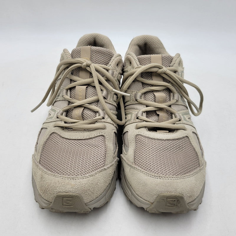 【中古品】【メンズ】 SALOMON サロモン XMN 4 SUEDE スニーカー シューズ 靴 162-260708-as-25-izu サイズ：27cm カラー：ベージュ 万代Net店