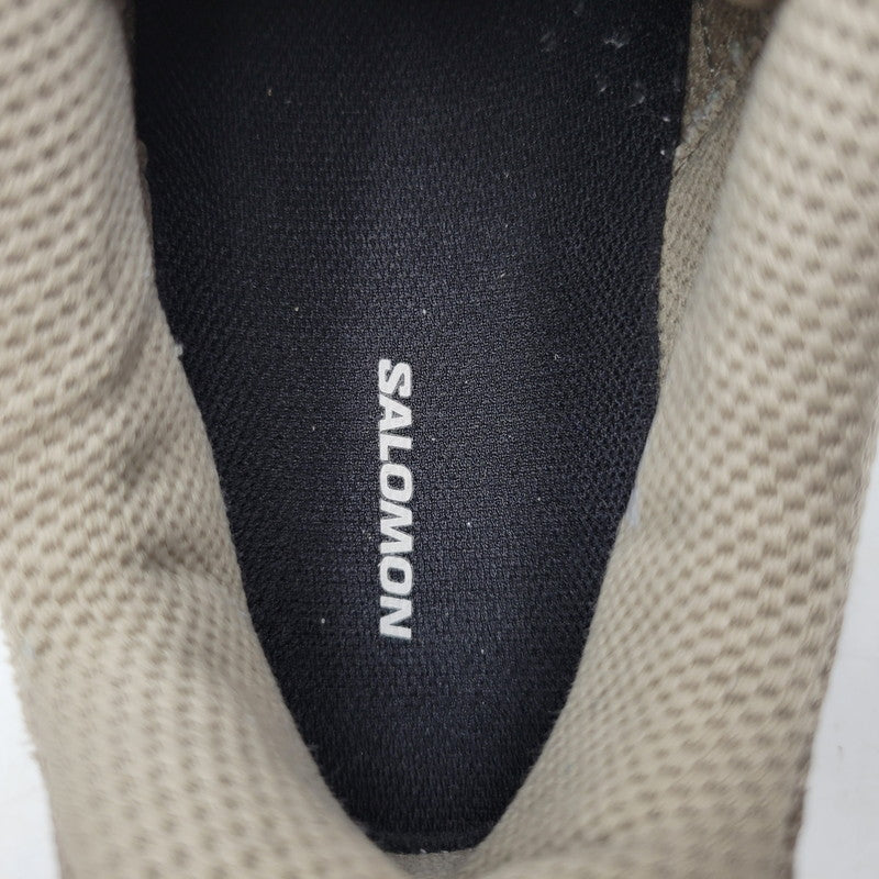 【中古品】【メンズ】 SALOMON サロモン XMN 4 SUEDE スニーカー シューズ 靴 162-260708-as-25-izu サイズ：27cm カラー：ベージュ 万代Net店