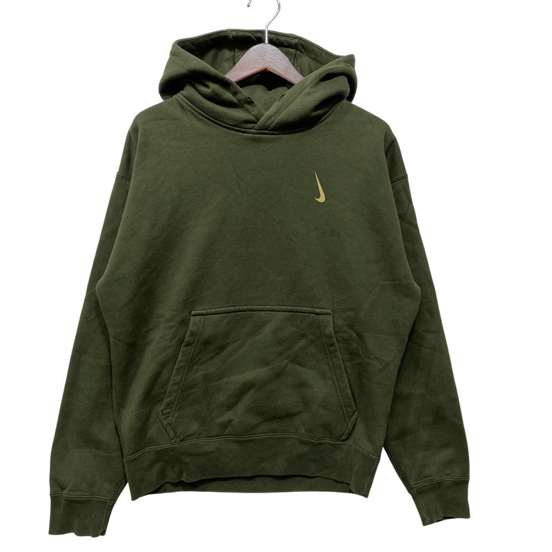 【中古品】【メンズ】 NIKE ナイキ × BILLIE EILISH ビリー アイリッシュ FLEECE PARKA DQ7751-355 フリース パーカー 142-260713-as-22-izu サイズ：S カラー：ダークグリーン 万代Net店