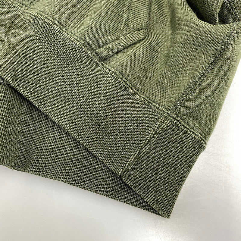 【中古品】【メンズ】 NIKE ナイキ × BILLIE EILISH ビリー アイリッシュ FLEECE PARKA DQ7751-355 フリース パーカー 142-260713-as-22-izu サイズ：S カラー：ダークグリーン 万代Net店