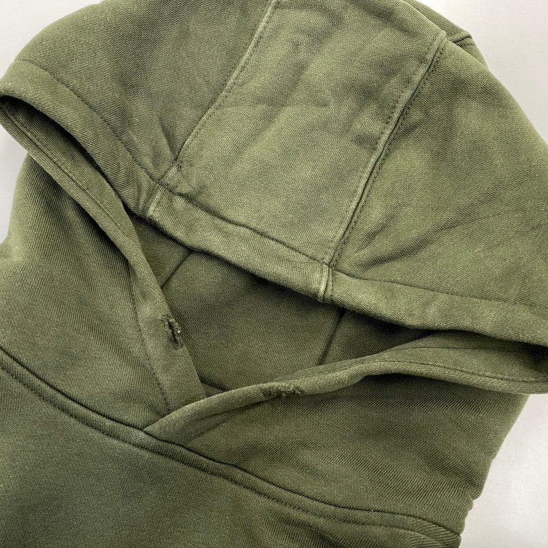 【中古品】【メンズ】 NIKE ナイキ × BILLIE EILISH ビリー アイリッシュ FLEECE PARKA DQ7751-355 フリース パーカー 142-260713-as-22-izu サイズ：S カラー：ダークグリーン 万代Net店