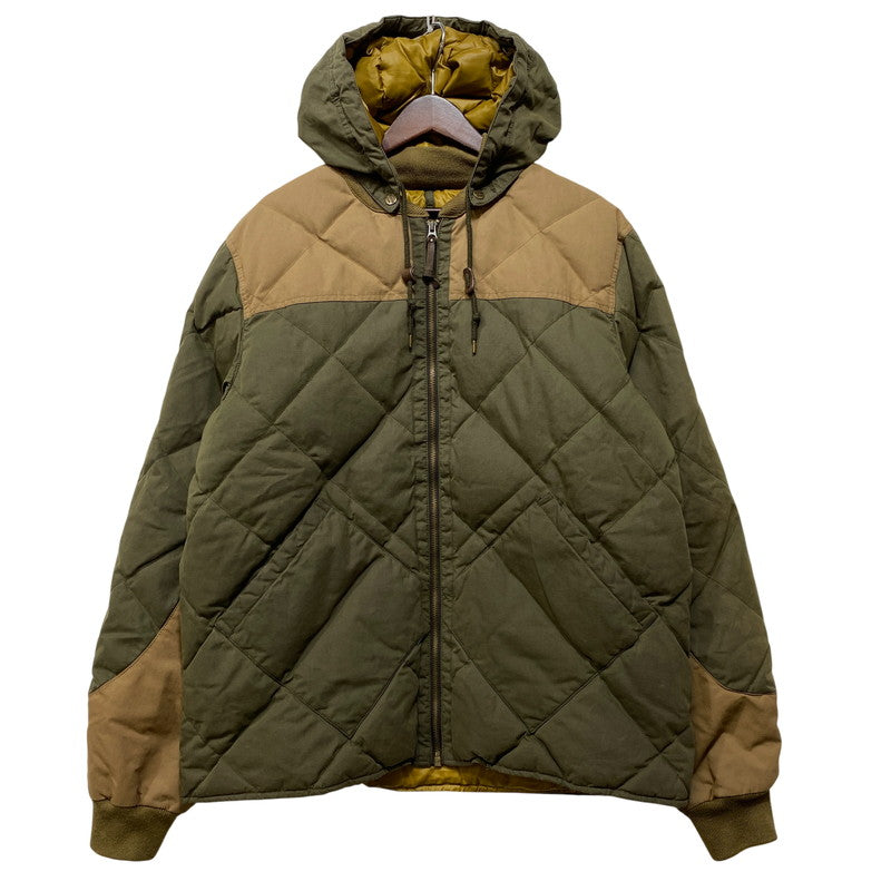【中古品】【メンズ】 Eddie Bauer エディー・バウアー SKYLINER DOWN JACKET L12FN265 スカイライナー ダウンジャケット 日の出タグ復刻 144-260708-as-06-izu カラー：カーキ×ベージュ 万代Net店