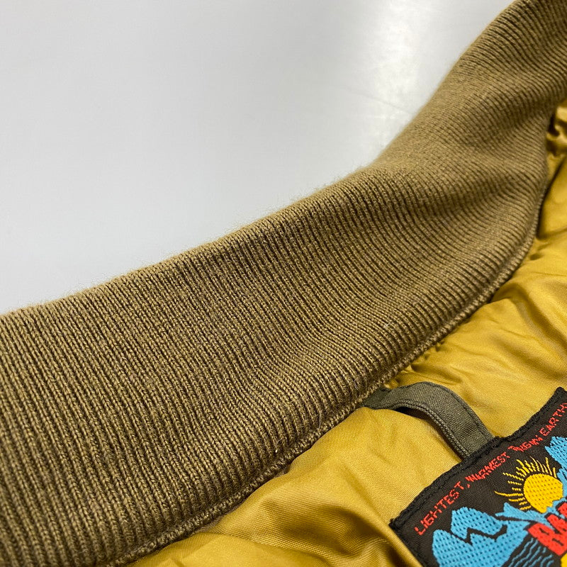 【中古品】【メンズ】 Eddie Bauer エディー・バウアー SKYLINER DOWN JACKET L12FN265 スカイライナー ダウンジャケット 日の出タグ復刻 144-260708-as-06-izu カラー：カーキ×ベージュ 万代Net店