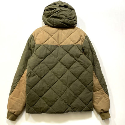【中古品】【メンズ】 Eddie Bauer エディー・バウアー SKYLINER DOWN JACKET L12FN265 スカイライナー ダウンジャケット 日の出タグ復刻 144-260708-as-06-izu カラー：カーキ×ベージュ 万代Net店