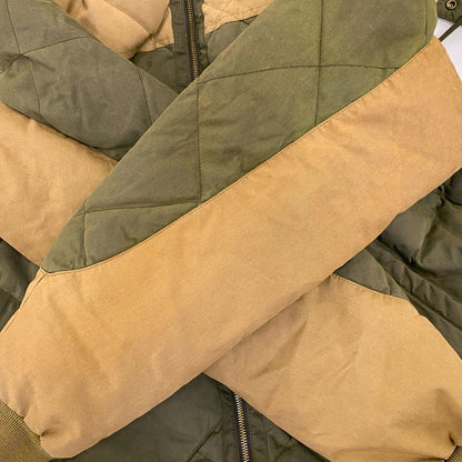 【中古品】【メンズ】 Eddie Bauer エディー・バウアー SKYLINER DOWN JACKET L12FN265 スカイライナー ダウンジャケット 日の出タグ復刻 144-260708-as-06-izu カラー：カーキ×ベージュ 万代Net店