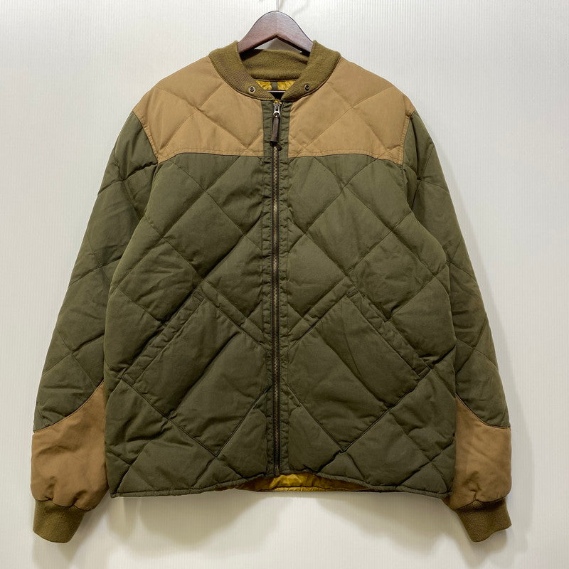 【中古品】【メンズ】 Eddie Bauer エディー・バウアー SKYLINER DOWN JACKET L12FN265 スカイライナー ダウンジャケット 日の出タグ復刻 144-260708-as-06-izu カラー：カーキ×ベージュ 万代Net店