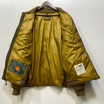 【中古品】【メンズ】 Eddie Bauer エディー・バウアー SKYLINER DOWN JACKET L12FN265 スカイライナー ダウンジャケット 日の出タグ復刻 144-260708-as-06-izu カラー：カーキ×ベージュ 万代Net店