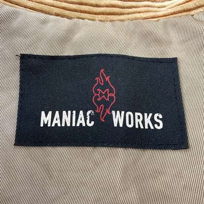 【中古品】【メンズ】 MANIAC WORKS マニアックワークス CORDUROY JACKET コーデュロイジャケット 146-260713-as-19-izu サイズ：F カラー：ベージュ 万代Net店