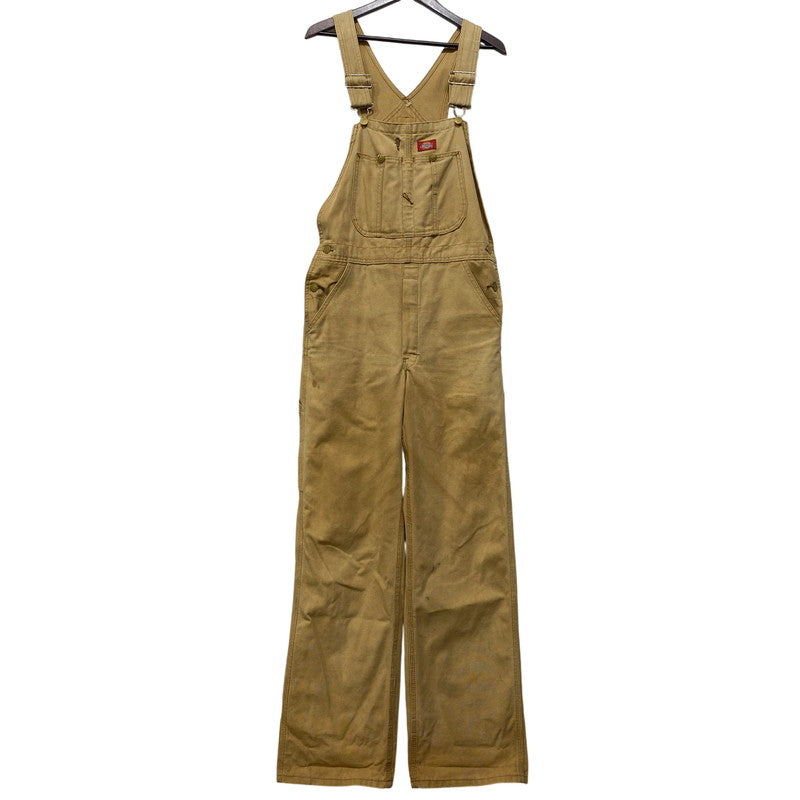 【現状渡し品】【メンズ】 Dickies ディッキーズ DUCK BIB OVERALLS DB100RBD ダックビブオーバーオール メキシコ製 146-260713-as-21-izu サイズ：30×32 カラー：ベージュ 万代Net店