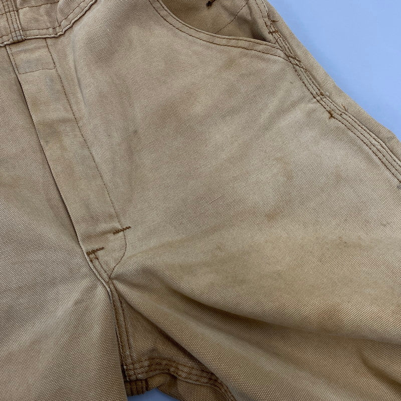 【現状渡し品】【メンズ】 Dickies ディッキーズ DUCK BIB OVERALLS DB100RBD ダックビブオーバーオール メキシコ製 146-260713-as-21-izu サイズ：30×32 カラー：ベージュ 万代Net店