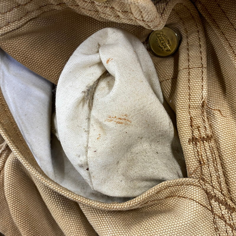 【現状渡し品】【メンズ】 Dickies ディッキーズ DUCK BIB OVERALLS DB100RBD ダックビブオーバーオール メキシコ製 146-260713-as-21-izu サイズ：30×32 カラー：ベージュ 万代Net店