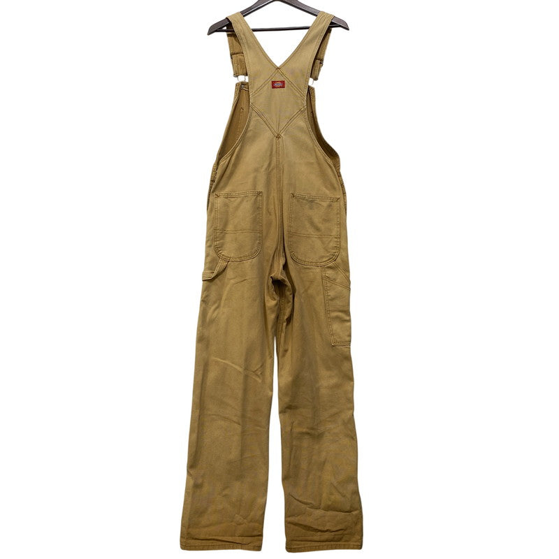【現状渡し品】【メンズ】 Dickies ディッキーズ DUCK BIB OVERALLS DB100RBD ダックビブオーバーオール メキシコ製 146-260713-as-21-izu サイズ：30×32 カラー：ベージュ 万代Net店