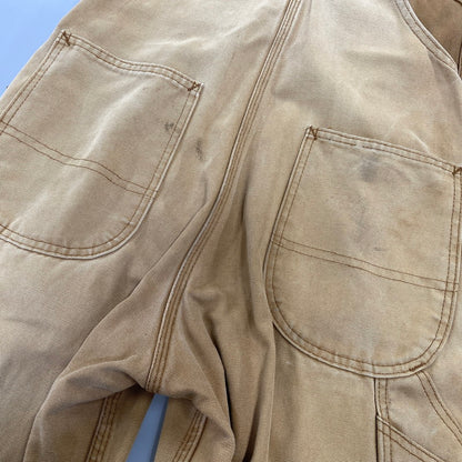 【現状渡し品】【メンズ】 Dickies ディッキーズ DUCK BIB OVERALLS DB100RBD ダックビブオーバーオール メキシコ製 146-260713-as-21-izu サイズ：30×32 カラー：ベージュ 万代Net店