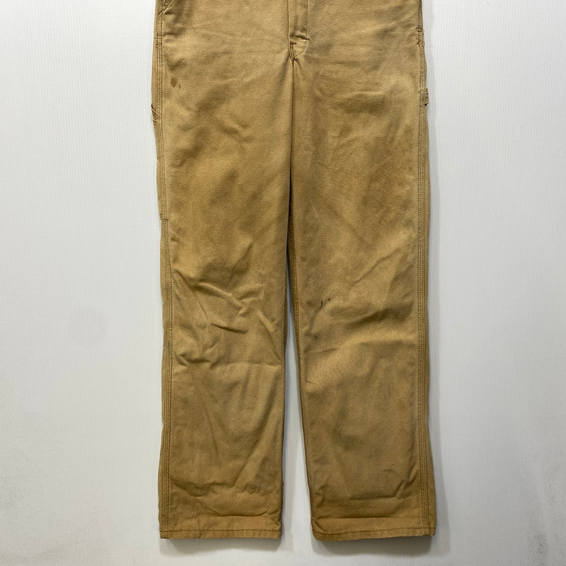 【現状渡し品】【メンズ】 Dickies ディッキーズ DUCK BIB OVERALLS DB100RBD ダックビブオーバーオール メキシコ製 146-260713-as-21-izu サイズ：30×32 カラー：ベージュ 万代Net店