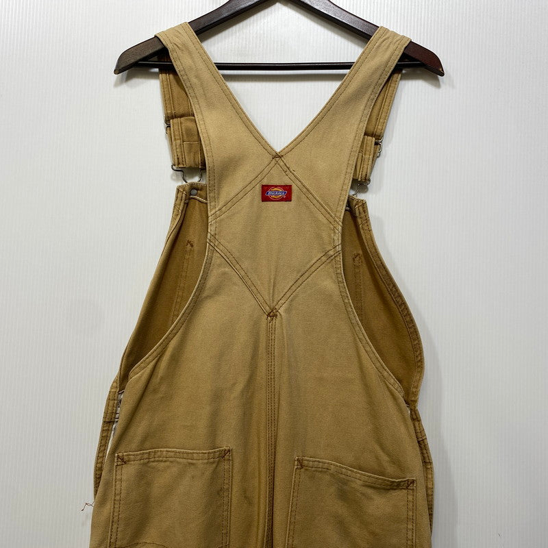 【現状渡し品】【メンズ】 Dickies ディッキーズ DUCK BIB OVERALLS DB100RBD ダックビブオーバーオール メキシコ製 146-260713-as-21-izu サイズ：30×32 カラー：ベージュ 万代Net店