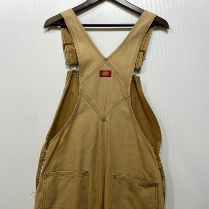 【現状渡し品】【メンズ】 Dickies ディッキーズ DUCK BIB OVERALLS DB100RBD ダックビブオーバーオール メキシコ製 146-260713-as-21-izu サイズ：30×32 カラー：ベージュ 万代Net店