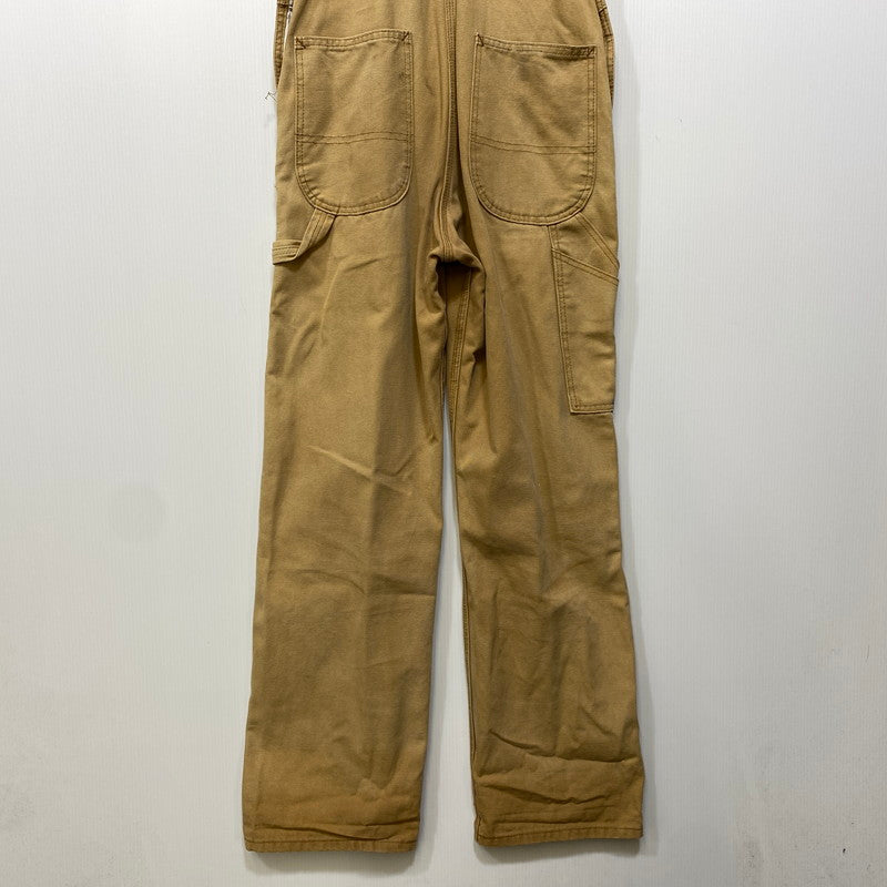 【現状渡し品】【メンズ】 Dickies ディッキーズ DUCK BIB OVERALLS DB100RBD ダックビブオーバーオール メキシコ製 146-260713-as-21-izu サイズ：30×32 カラー：ベージュ 万代Net店