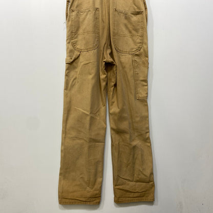 【現状渡し品】【メンズ】 Dickies ディッキーズ DUCK BIB OVERALLS DB100RBD ダックビブオーバーオール メキシコ製 146-260713-as-21-izu サイズ：30×32 カラー：ベージュ 万代Net店