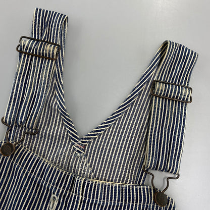 【現状渡し品】【メンズ】 Dickies ディッキーズ HICKORY STRIPE DENIM OVERALLS ヒッコリーストライプ デニム オーバーオール 146-260713-as-17-izu カラー：インディゴ×ホワイト 万代Net店
