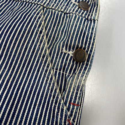 【現状渡し品】【メンズ】 Dickies ディッキーズ HICKORY STRIPE DENIM OVERALLS ヒッコリーストライプ デニム オーバーオール 146-260713-as-17-izu カラー：インディゴ×ホワイト 万代Net店