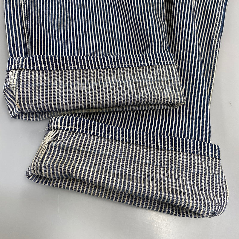 【現状渡し品】【メンズ】 Dickies ディッキーズ HICKORY STRIPE DENIM OVERALLS ヒッコリーストライプ デニム オーバーオール 146-260713-as-17-izu カラー：インディゴ×ホワイト 万代Net店