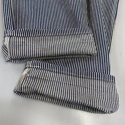 【現状渡し品】【メンズ】 Dickies ディッキーズ HICKORY STRIPE DENIM OVERALLS ヒッコリーストライプ デニム オーバーオール 146-260713-as-17-izu カラー：インディゴ×ホワイト 万代Net店