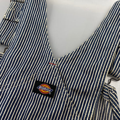 【現状渡し品】【メンズ】 Dickies ディッキーズ HICKORY STRIPE DENIM OVERALLS ヒッコリーストライプ デニム オーバーオール 146-260713-as-17-izu カラー：インディゴ×ホワイト 万代Net店