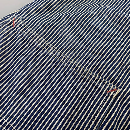 【現状渡し品】【メンズ】 Dickies ディッキーズ HICKORY STRIPE DENIM OVERALLS ヒッコリーストライプ デニム オーバーオール 146-260713-as-17-izu カラー：インディゴ×ホワイト 万代Net店