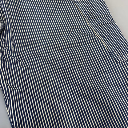【現状渡し品】【メンズ】 Dickies ディッキーズ HICKORY STRIPE DENIM OVERALLS ヒッコリーストライプ デニム オーバーオール 146-260713-as-17-izu カラー：インディゴ×ホワイト 万代Net店