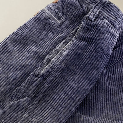 【現状渡し品】【メンズ】 Abercrombie&Fitch アバークロンビーアンドフィッチ RELIABLE OUTDOOR GOODS CORDUROY PANTS コーデュロイパンツ 157-260713-as-15-izu サイズ：30×32 カラー：ネイビー 万代Net店