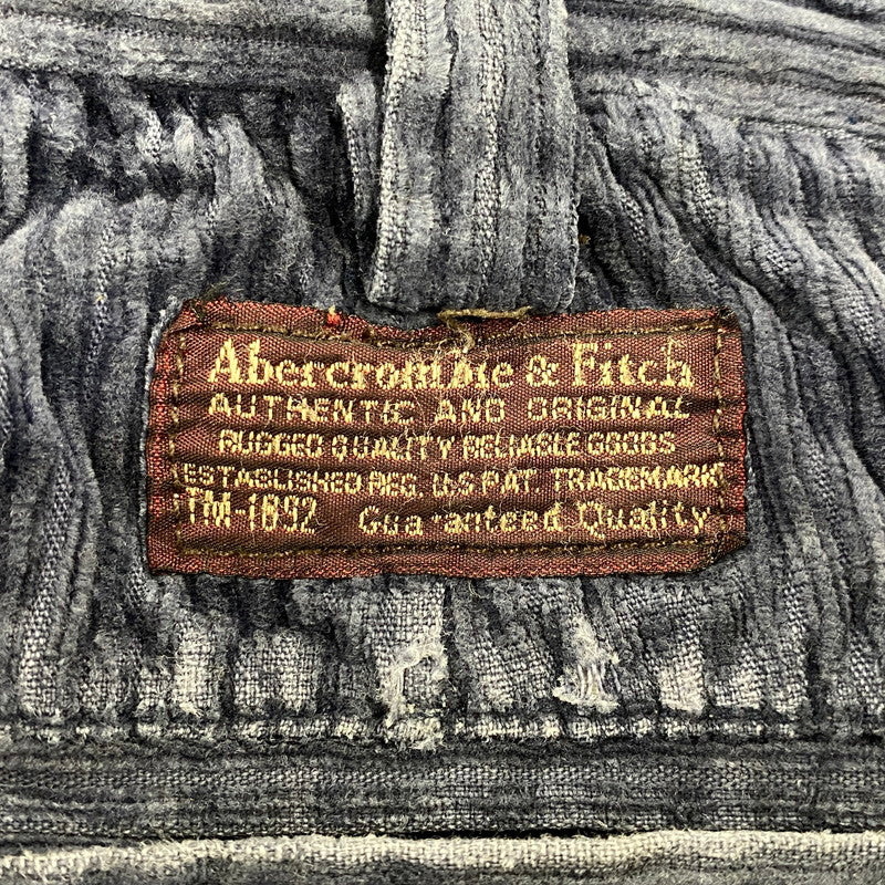 【現状渡し品】【メンズ】 Abercrombie&Fitch アバークロンビーアンドフィッチ RELIABLE OUTDOOR GOODS CORDUROY PANTS コーデュロイパンツ 157-260713-as-15-izu サイズ：30×32 カラー：ネイビー 万代Net店