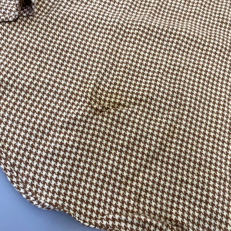 【中古品】【メンズ】 Polo by Ralph Lauren ポロバイラルフローレン L/S SHIRT ロングスリーブ シャツ 長袖 千鳥格子 146-260713-as-20-izu サイズ：M カラー：ベージュ×ブラウン 万代Net店